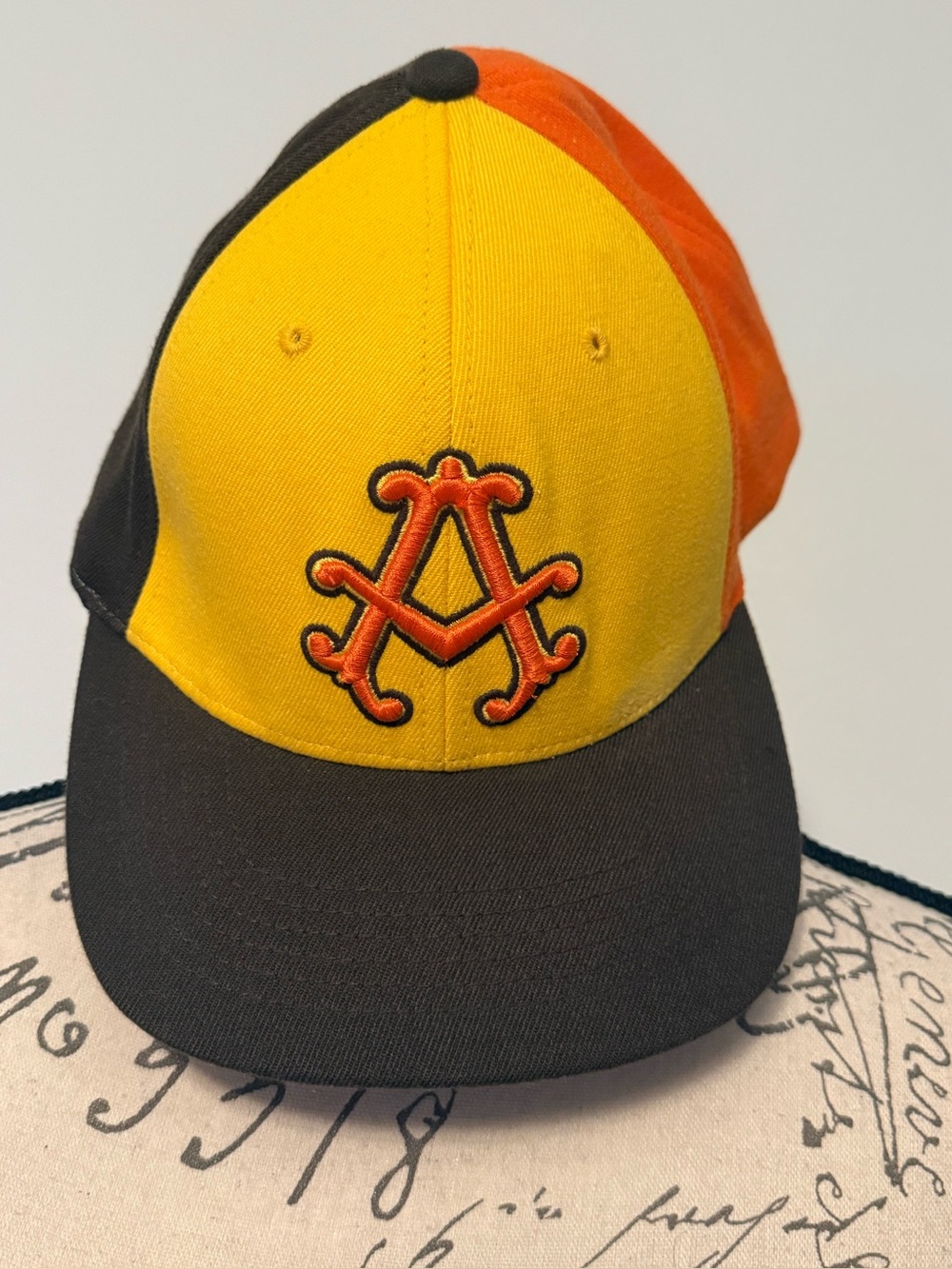 Vintage Akademiks FlexFit Two-Tone Colorblock Baseball Cap
